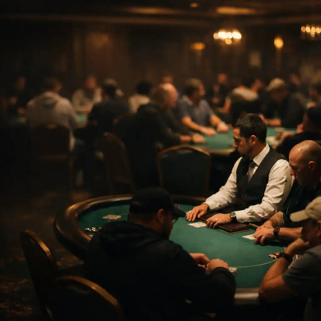 Atmosféra živého pokerového turnaje v ČR