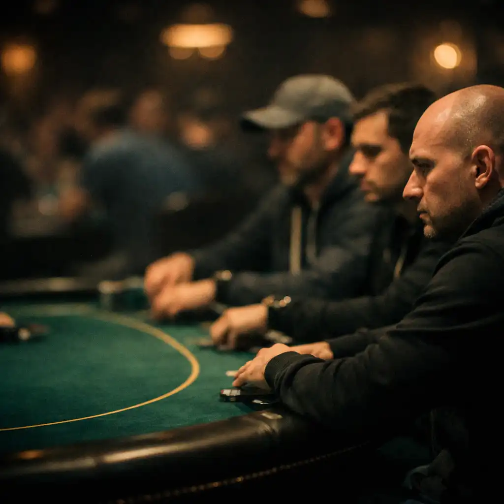 Atmosféra živého pokerového turnaje